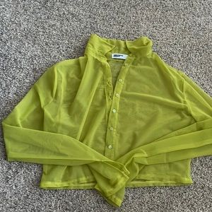 Mistress Rocks/House of CB Sheer Crop Top